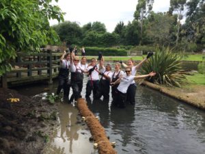 Disney UK gets ‘stuck in’ at the Wildfowl and Wetlands Trust - wading